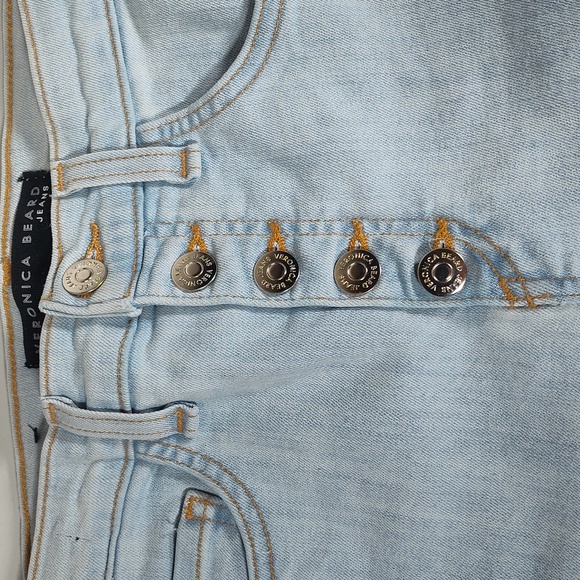 Veronica Beard Carolyn 10" Baby Boot Stripe Jeans 25 - Picture 6 of 13